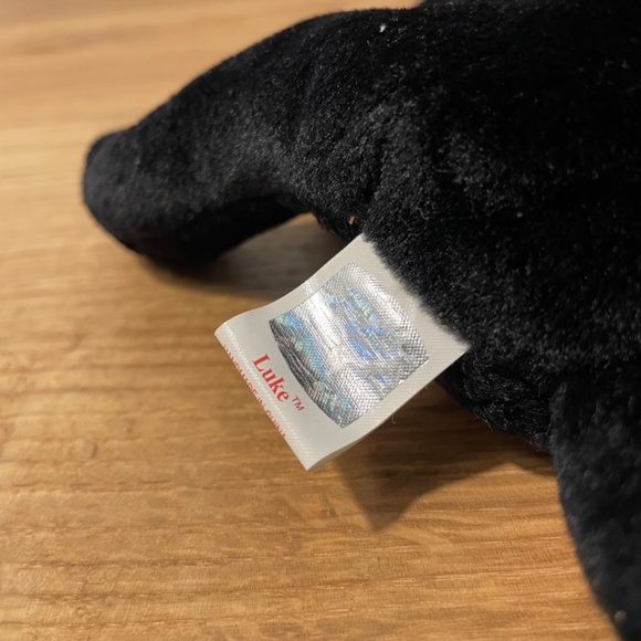 Ty Beanie Babies Luke Dog Black 1998 – New Tag Protector VINTAGE - Picture 3 of 9